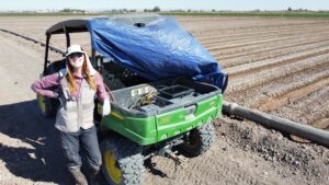 Measuring GHGs in style across a large field site 